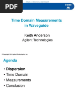 Time Domain Measurements in Waveguide: Keith Anderson