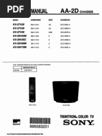 Sony KV-27V26 - KV-27V36 - KV-29V22M - KV-29V36C - KV-29V66M - KV-29V76M Ch-Aa2d