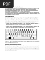 Using The US International Keyboard Layout