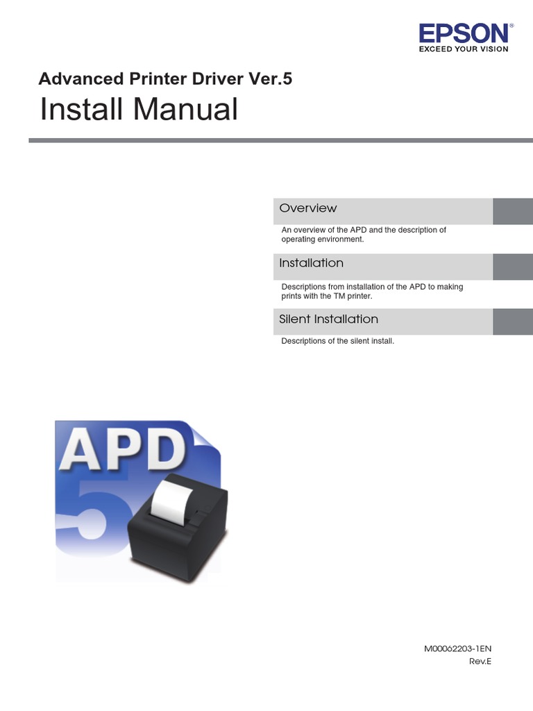 Install Manual: Advanced Printer Driver Ver.5 | PDF | Microsoft Windows ...