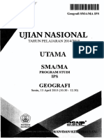 Soal UN SMA IPS Geografi 2015 PDF