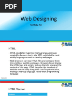 Web Designing: Rameez Ali