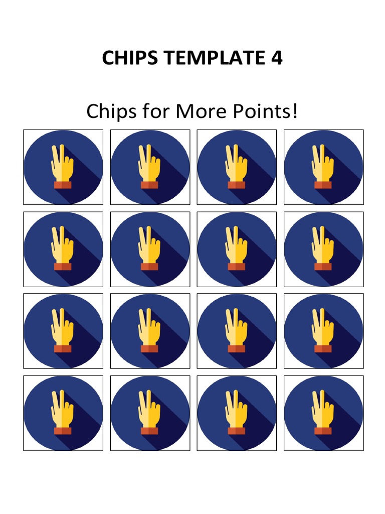 Chips Template 4 | PDF