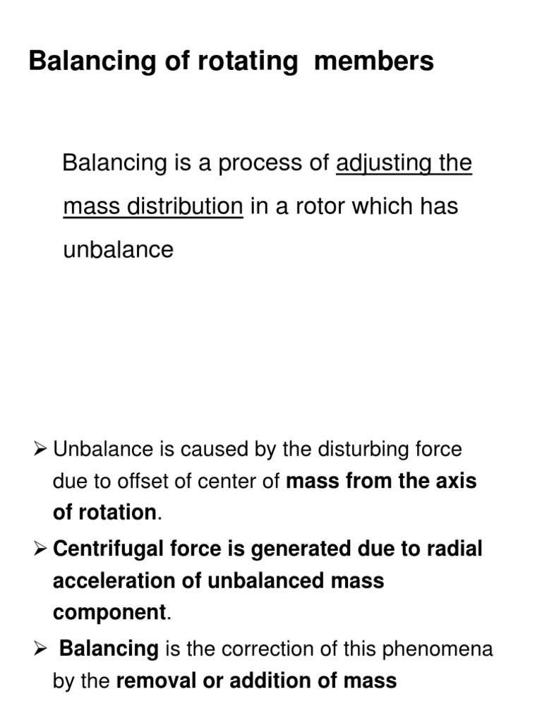Balancing Rotating and Reciprocating Engines | PDF | Angle | Force