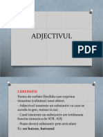 Adjectivul