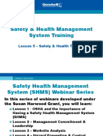 Safety & Health Management System Training
