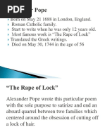 Rape of The Lock