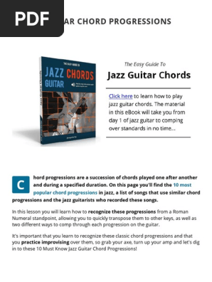 The 10 Best Jazz Guitar Chords Charts Chord Progressions The 10 Most