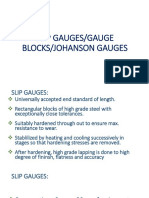 Slip Gauges/Gauge Blocks/Johanson Gauges