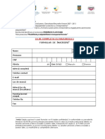 Formular Inscriere PDF