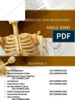 ANKLE JOINT BIOMECHANICS