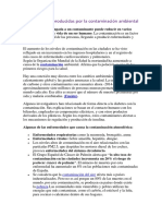 Enfermedades Producidas Por La Contaminación Ambiental