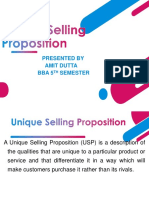 Unique Selling Proposition - AMIT-1