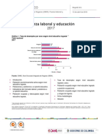 Fuerza Laboral y Educación 2017