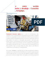 Diferencias entre acción reivindicatoria y desalojo - Casación 2160-2004, Arequipa.docx