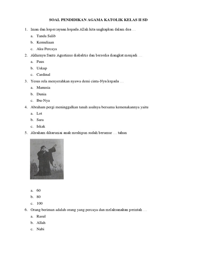 Soal Katolik Pdf