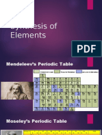 Chapter 2 Lesson 8-Synthesis of Elements