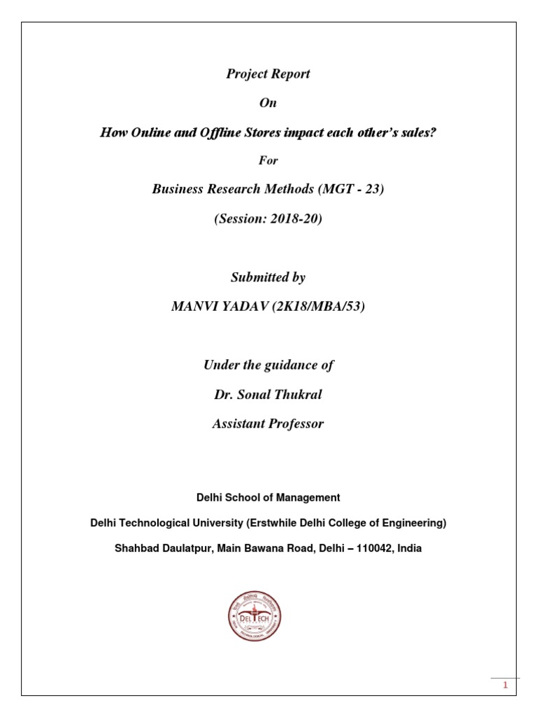 How Online and Offline Stores Impact Each Other's Sales | PDF | Retail