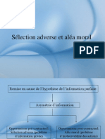 Sélection Adverse Et Aléa Moral