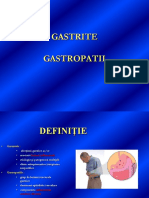 ''Gastrite şi gastropatii