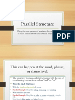 Parallel Structure Powerpoint