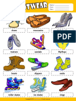 Footwear Esl Picture Dictionary For Kids PDF