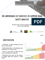 The Importance of Statistics To Support Road Safety Analysis