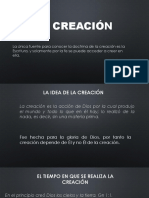 Creación, Providencia y Humanidad