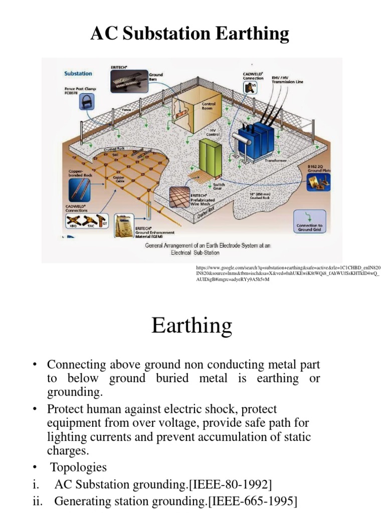 AC Substation Earthing | PDF | Corrosion | Electrical Resistivity And ...