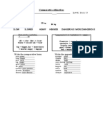 Comparative Adjectives Guide