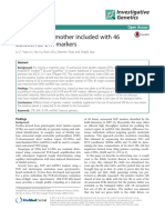 A Case of False Mother Included With 46 Autosomal Markers