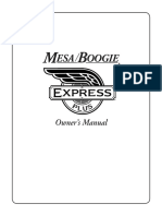 Mesa Boogie Express+ Manual PDF
