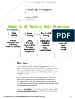 Node - Js & JavaScript Testing Best Practices - Yoni Goldberg - Medium
