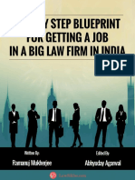 Step by Step Blueprint For Getting A Job in A Big Law Firm in India PDF