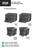 HP Laserjet Pro-M201 m202 MFP m225 m226 Troubleshooting PDF