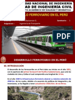 Facultad de Ingeniería Civil: Desarrollo Ferroviario en El Perú
