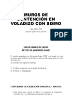 Muros de Contención en Voladizo Con Sismo