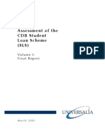 AssessmentCDB StudentLoanScheme