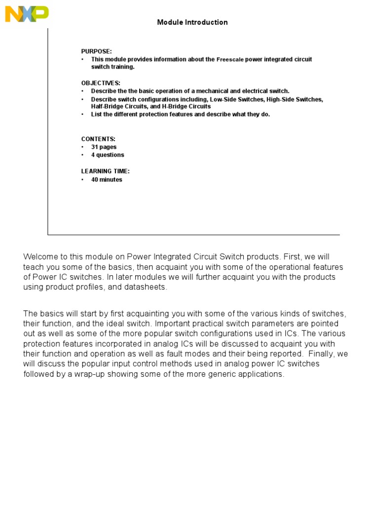 Module Introduction: - This Module Provides Information About The | PDF ...