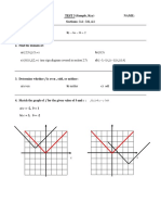 MATH 153 TEST 3 (Sample, Key) Name: Sections: 3.4 - 3.8, 4.1