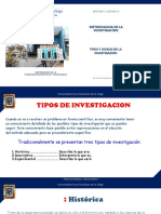 Clase 13 Tipos de La Investigacion PDF