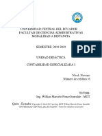 Unidad Didáctica Contabilidad Especializada 1