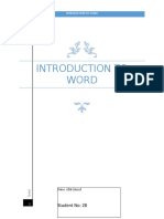 INTRODUCTION TO WORD STN 28