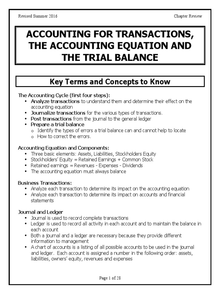 Accounting Transactions Overview | PDF | Debits And Credits | Expense