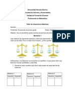 Ecuaciones de primer grado