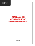 P.C.G. - Manual de Contabilidad Gubernamental