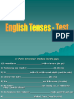 English Tenses TestWithAnswers.ppt