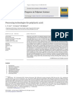 Processing Technologies For Poly (Lactic Acid)