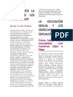 Como Viven La Sexualidad Los Niños de Hoy PDF