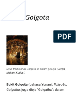 Bukit Golgota - Wikipedia Bahasa Indonesia, Ensiklopedia Bebas